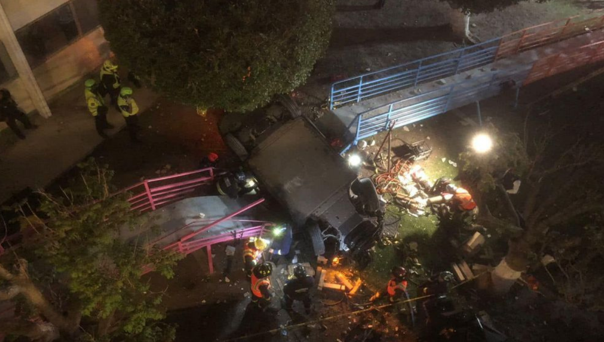 La mujer confundió el acelerador con el freno