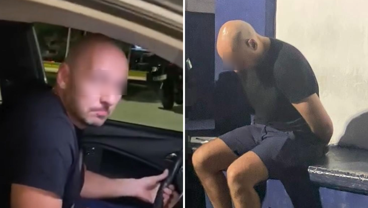 Detienen a exhibicionista en Cancún; se tocaba a bordo de su auto en la avenida Tulum