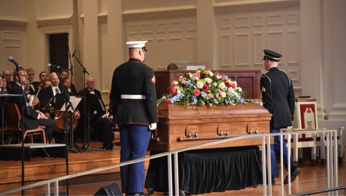 Jimmy Carter, expresidente de Estados Unidos, le dio el último adiós a su esposa Rosalynn