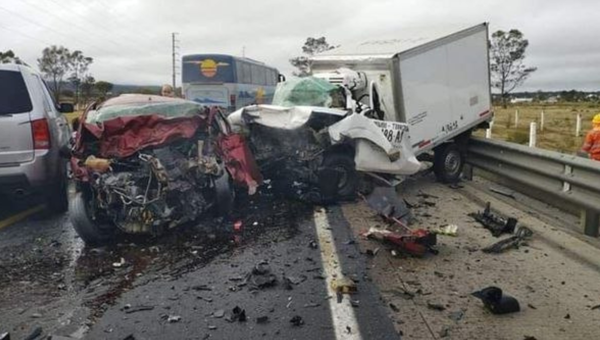 Entre los vehículos involucrados se encontraba un tractocamión