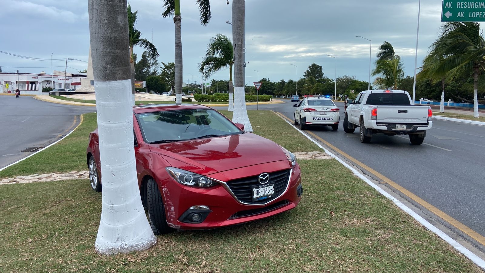 La mujer fue trasladada de emergencia a un hospital de Campeche La mujer fue trasladada de emergencia a un hospital de Campeche