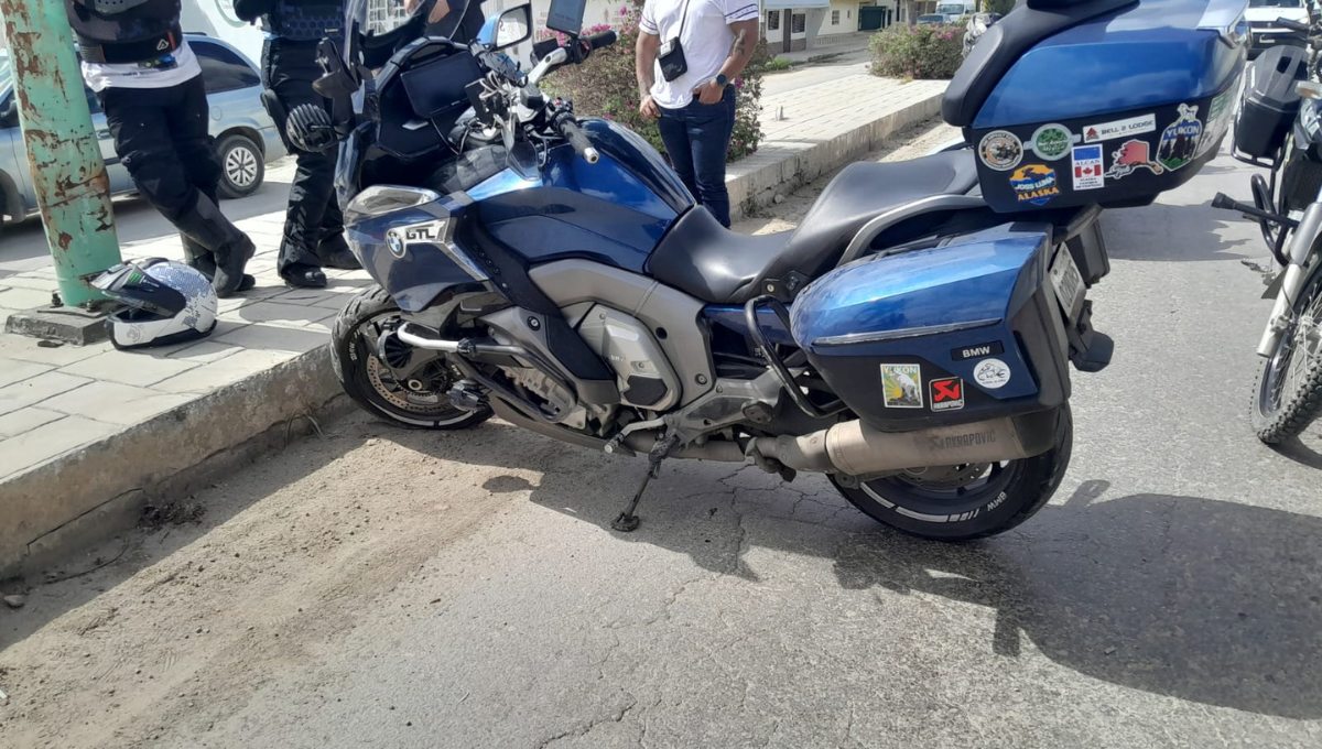 El impacto fue contra un automóvil