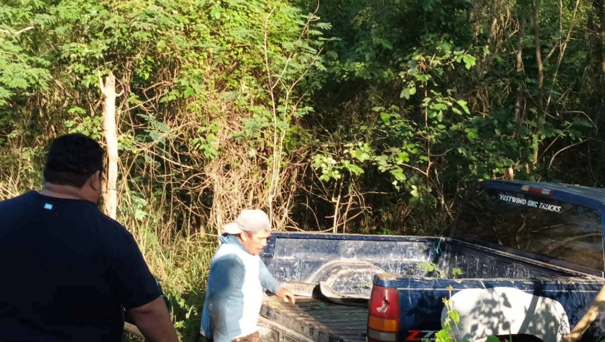 El hombre resultó con suerte, pues no sufrió lesiones El hombre resultó con suerte, pues no sufrió lesiones