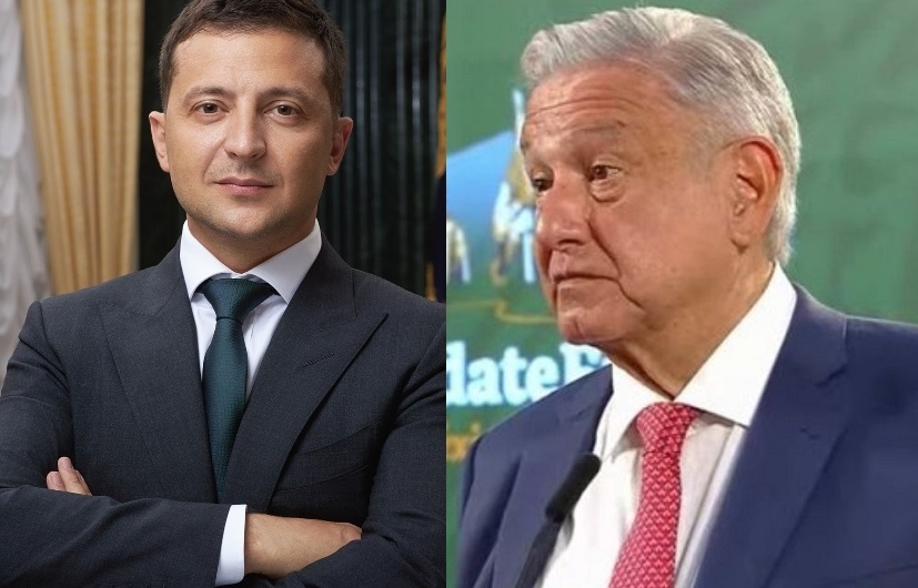 Zelenski no está de acuerdo con las posturas que ha tomado AMLO