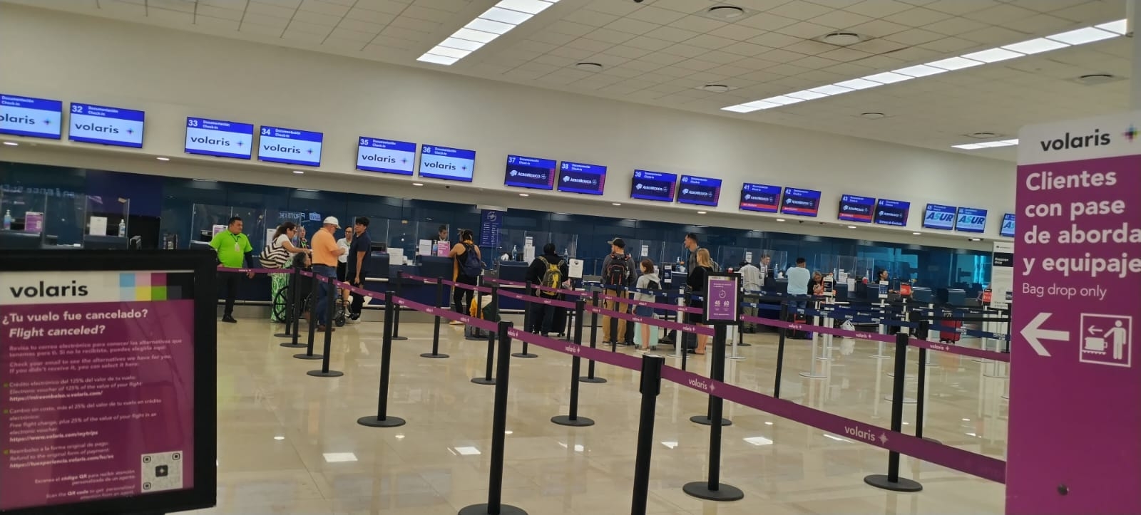 Las operaciones lucen con normalidad, así como la movilización de pasajeros