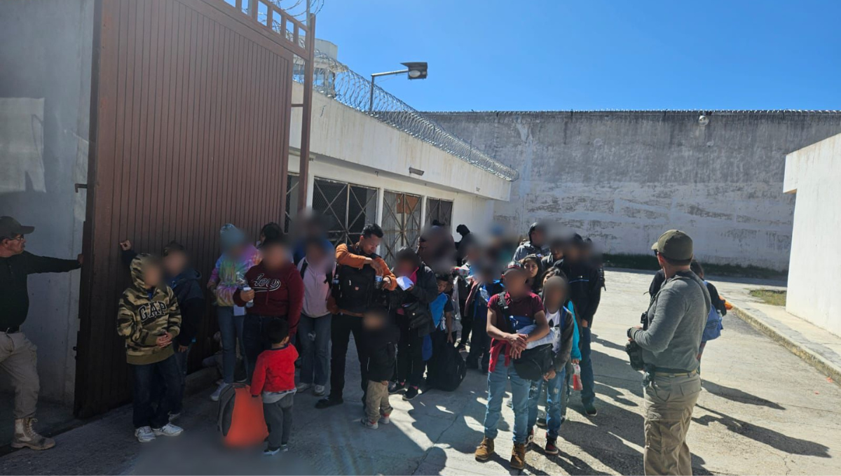 Entre los migrantes se hallaban 34 menores de edad