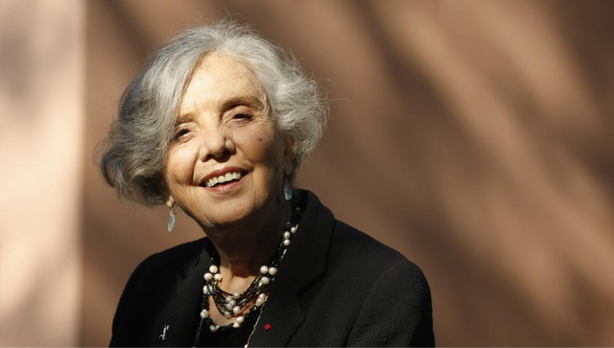 Elena Poniatowska recibe este premio a los 91 años Elena Poniatowska recibe este premio a los 91 años