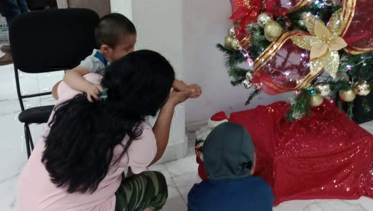 Los 5 hijos de Rosario Ay Cupul le fueron arrebatados por el Geavig. Dos ya están con ella; buscan a Ángel de Jesús (r). Su pesadilla sigue.