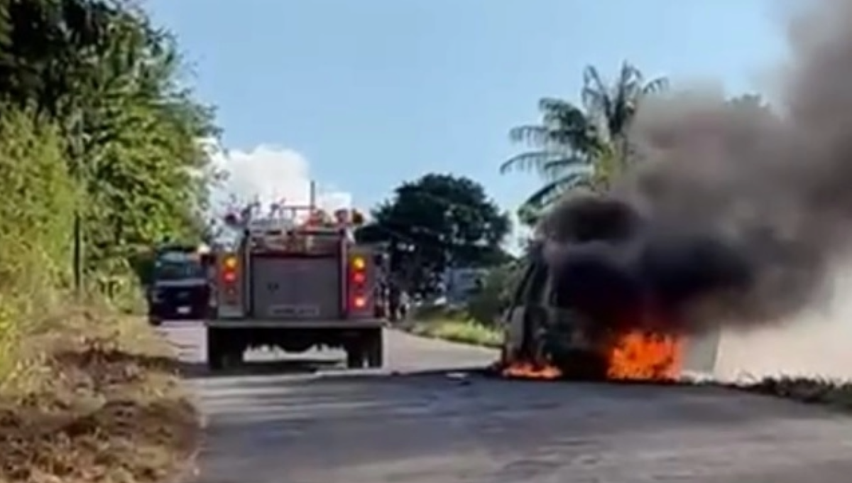 La camioneta y su carga fueron consideradas pérdida total
