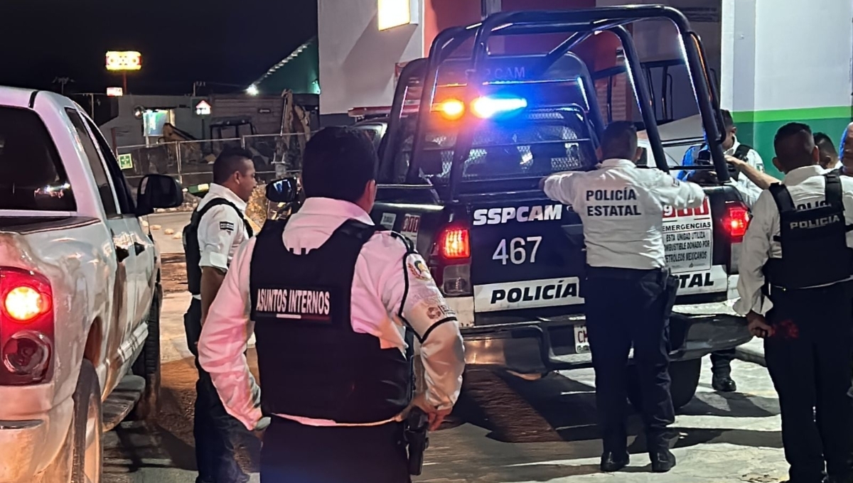 El hombre al notar la presencia de las unidades intentó huir El hombre al notar la presencia de las unidades intentó huir