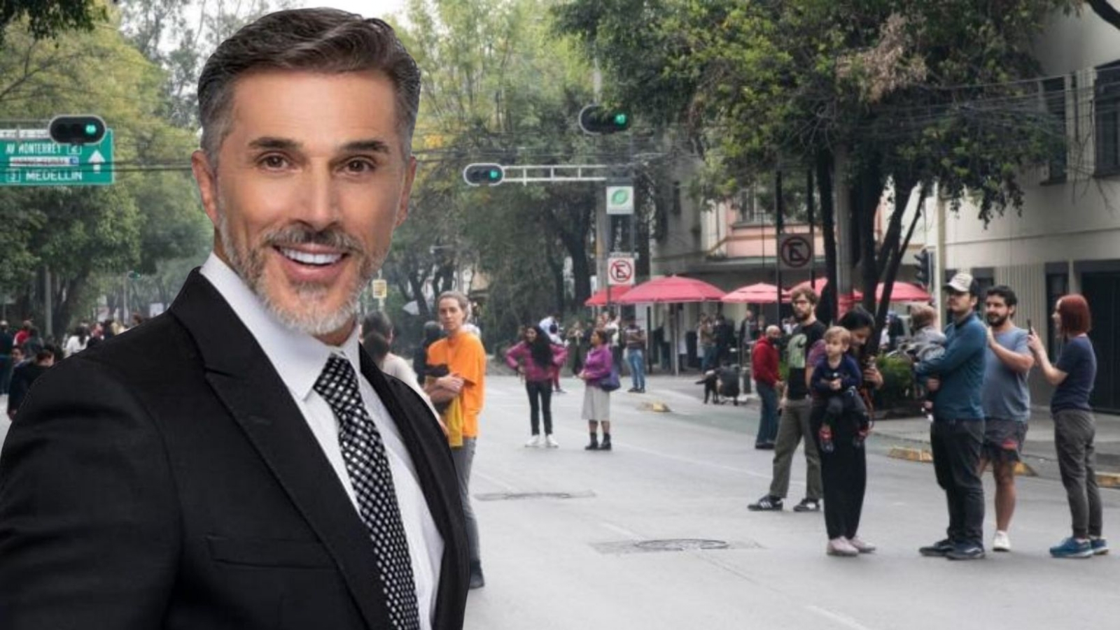 Sergio Mayer comparte video de sismo en CDMX y lo critican