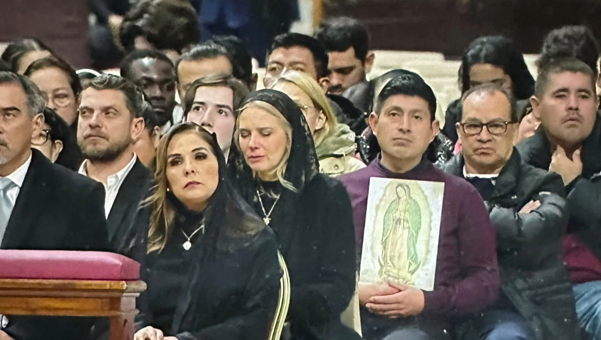 María Elena Hermelinda Lezama Espinosa aprovechó su gira por Italia para ir al Vaticano