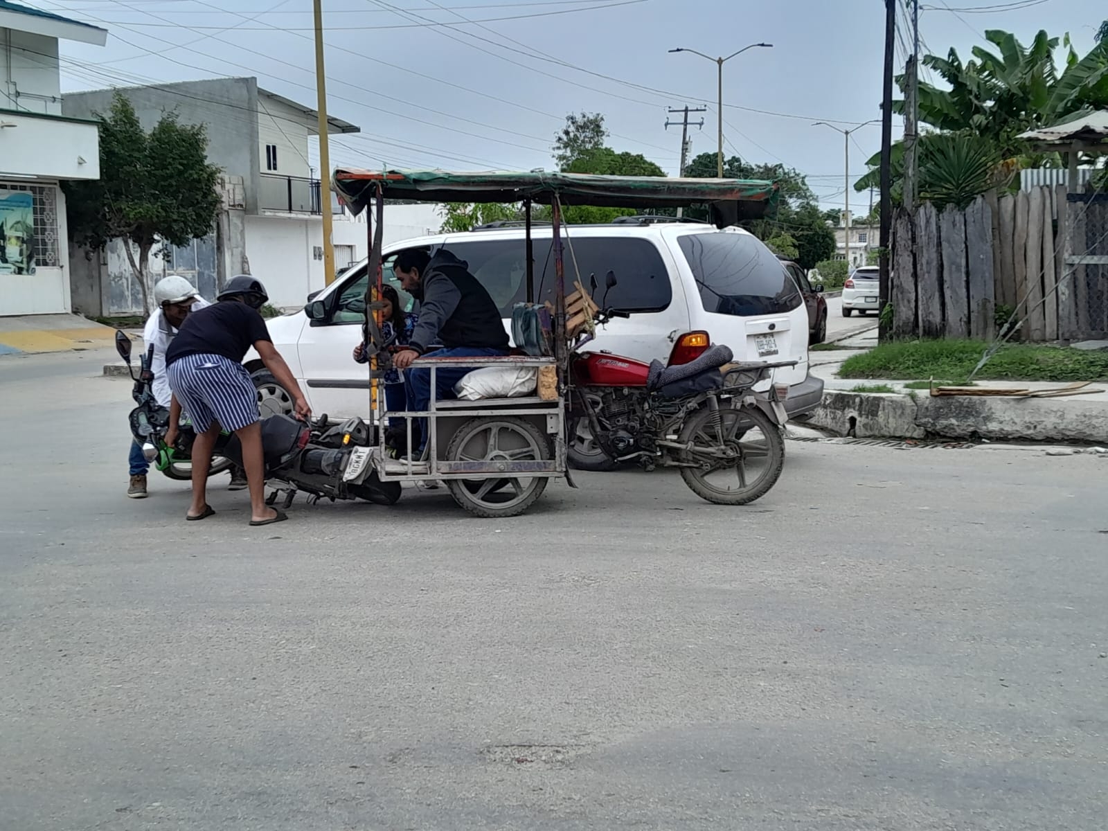 Afortunadamente, no hubo personas lesionadas en el accidente