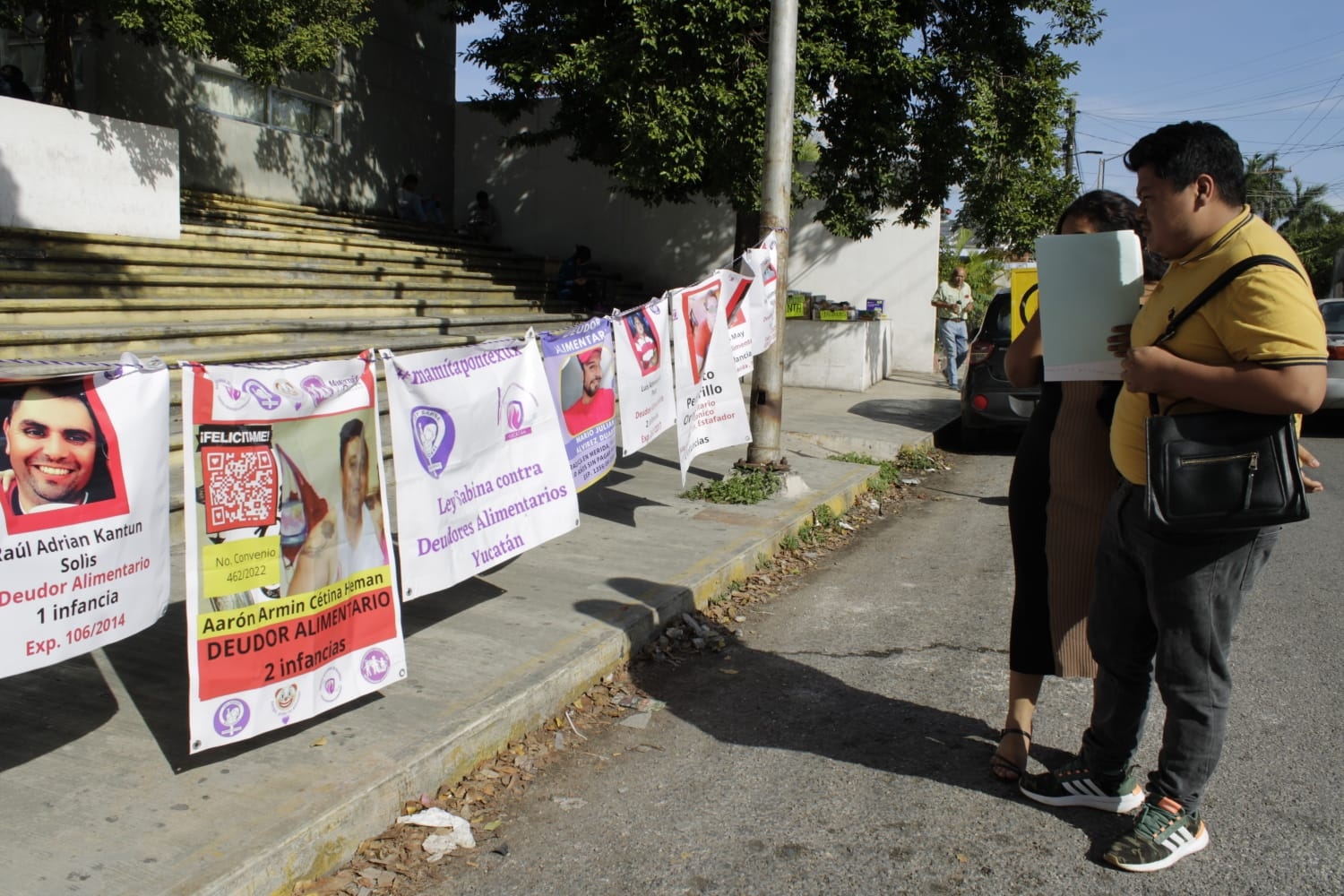 Padres fueron exhibidos como deudores alimentarios en Mérida Padres fueron exhibidos como deudores alimentarios en Mérida