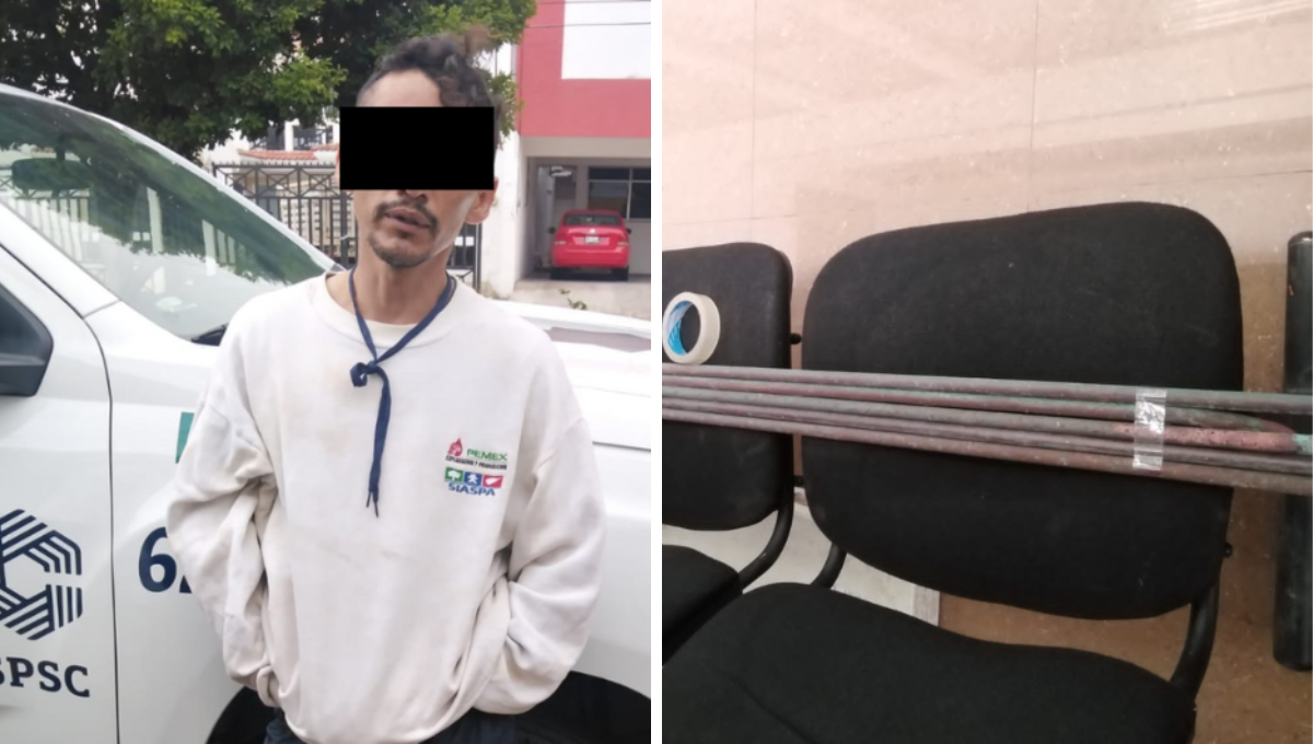 El ladrón intentó darse a la fuga al verse descubierto El ladrón intentó darse a la fuga al verse descubierto