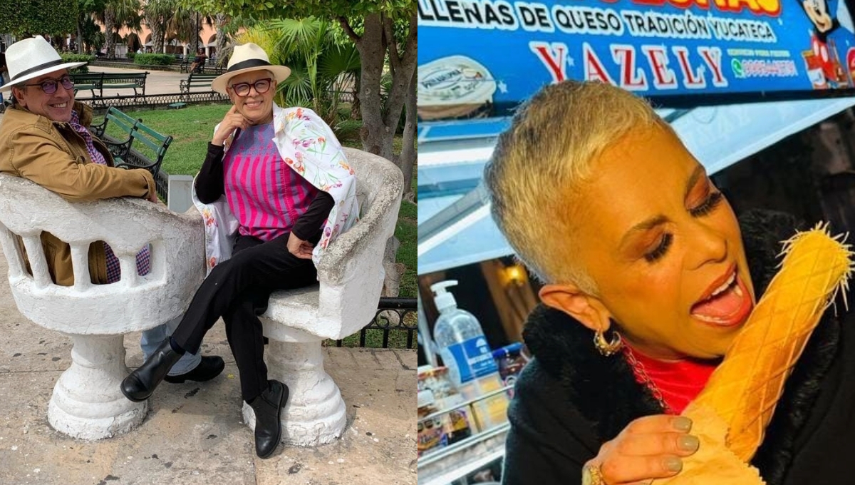 La cantante aprovechó su estancia en Mérida para salir a conocer la ciudad