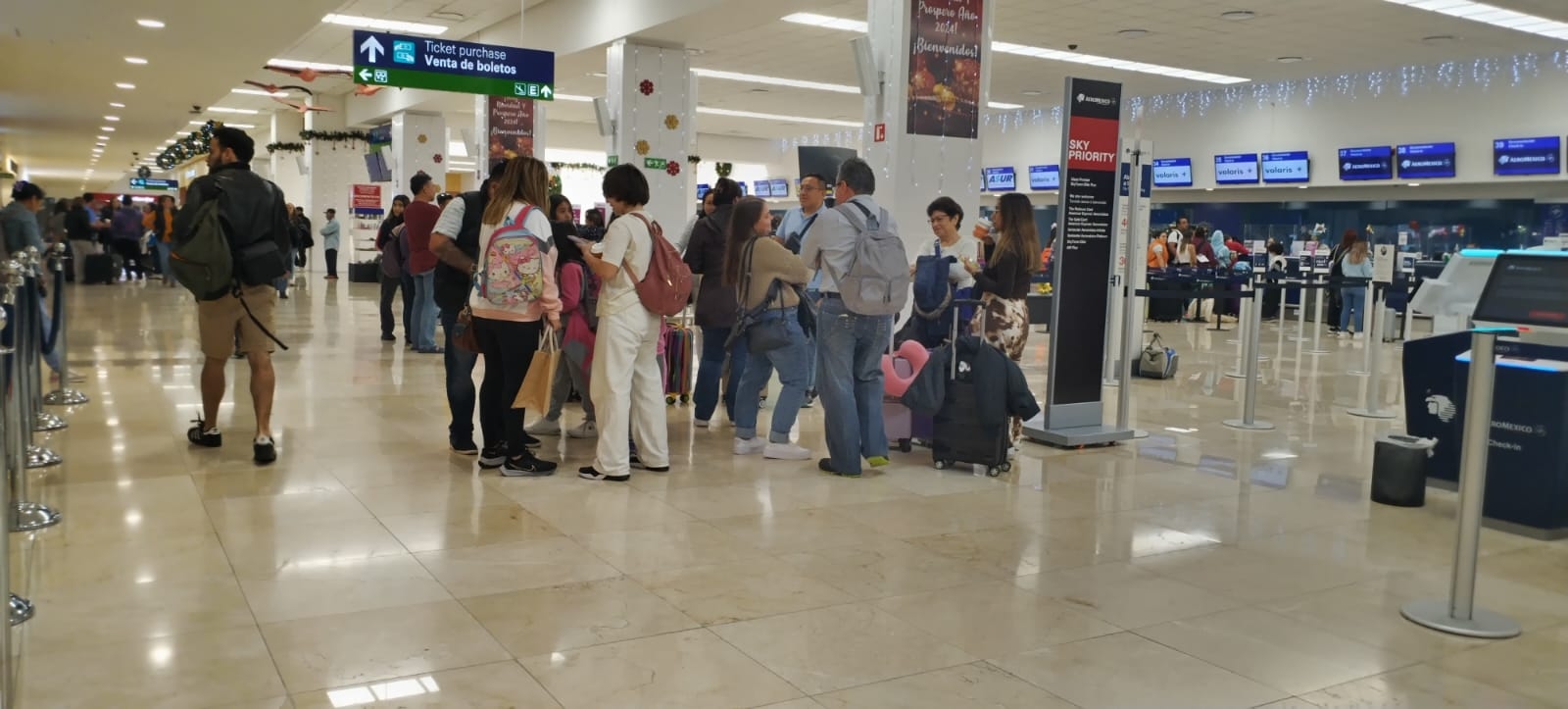 Solamente estos tres vuelos han llegado retrasados