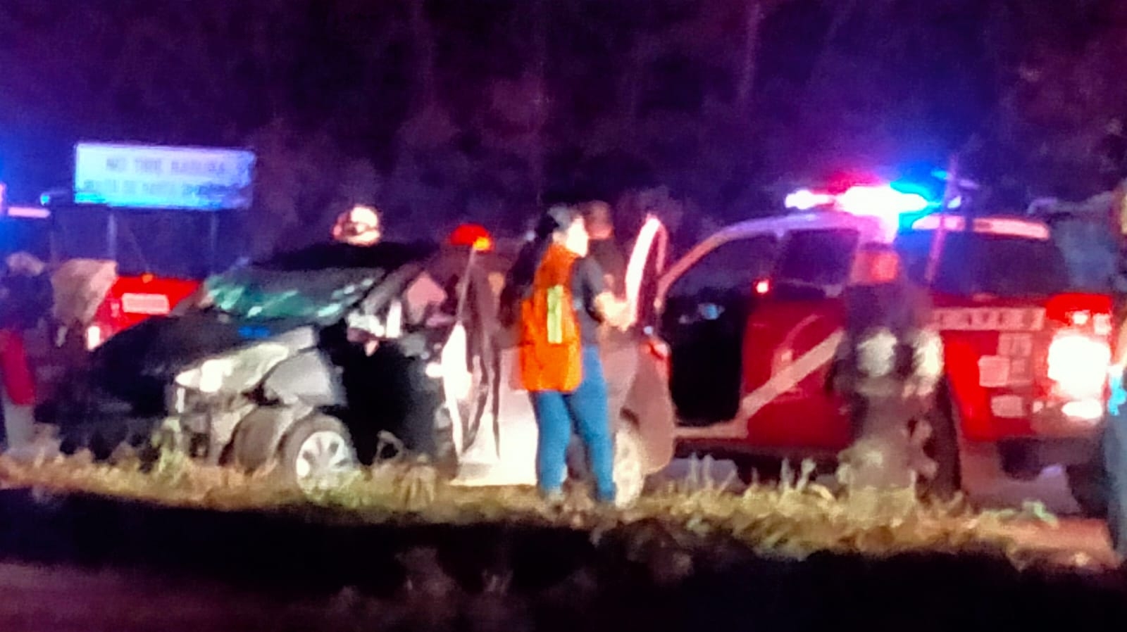 Accidente registrado en la carretera Mérida-Peto Accidente registrado en la carretera Mérida-Peto
