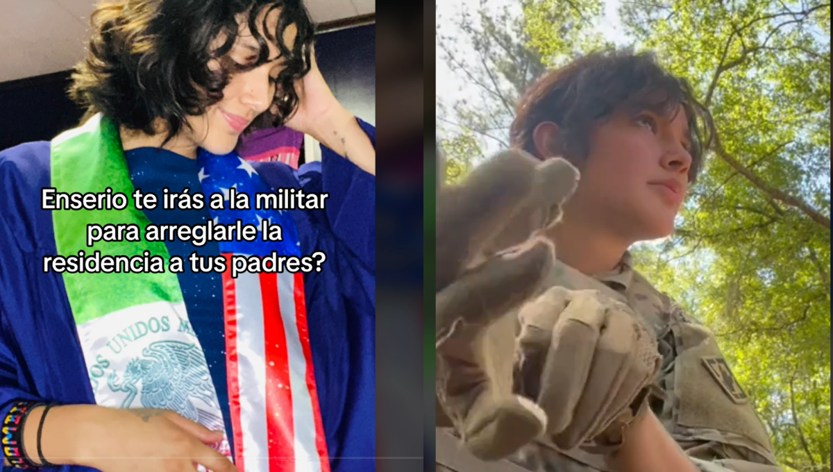 La joven se hizo viral en Tiktok al contar como fue su travesía para entrar a las fuerzas armadas de EU La joven se hizo viral en Tiktok al contar como fue su travesía para entrar a las fuerzas armadas de EU