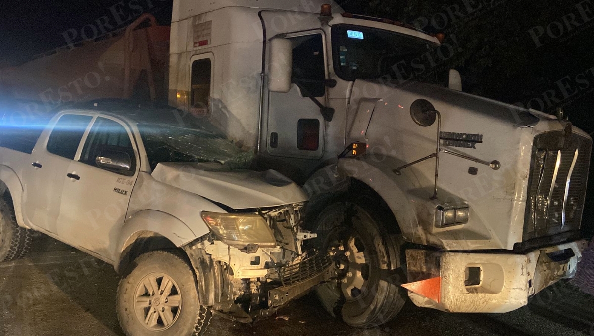 Los pasajeros de la camioneta blanca eran originarias de la comunidad de Enrique Rodríguez Cano, Sabancuy