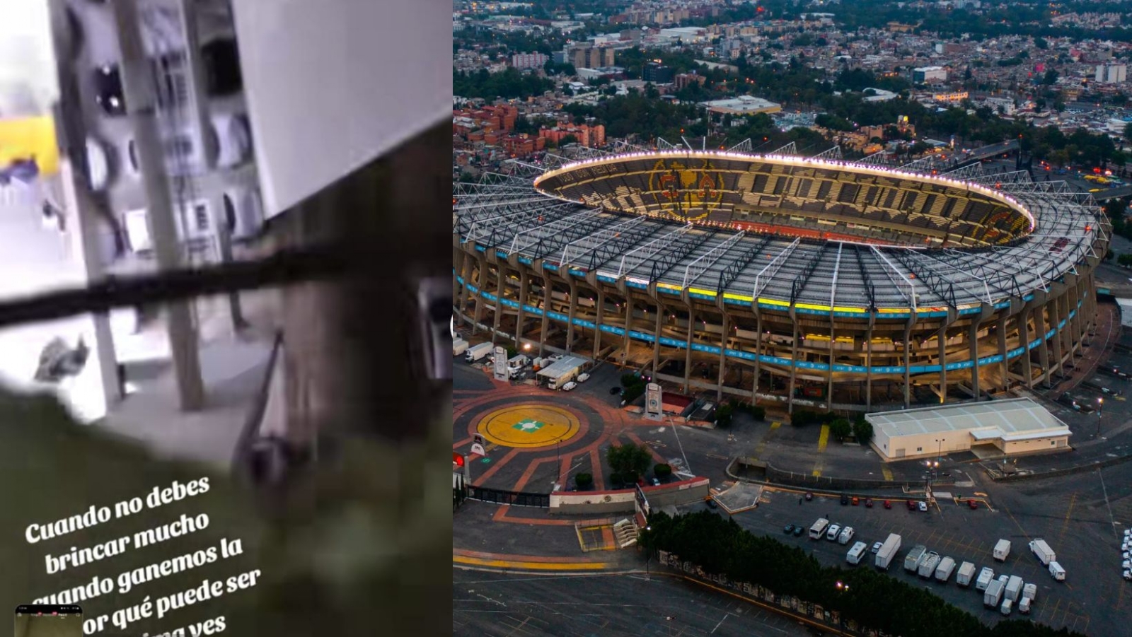 Exhiben estado actual de las gradas del Estadio Azteca: "¡Se va a caer!" Exhiben estado actual de las gradas del Estadio Azteca: "¡Se va a caer!"