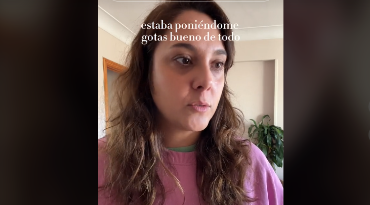 La joven celebró en grande que recuperó el olfato