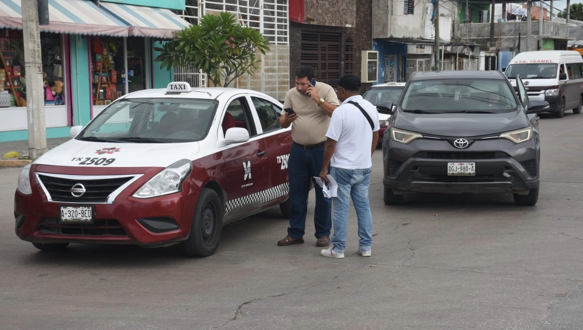 El tráfico en el lugar del accidente se vio afectado por varios minutos