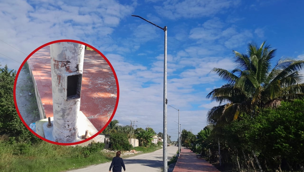 Los vecinos temen ser víctimas de la delincuencia al no tener luz en la calle