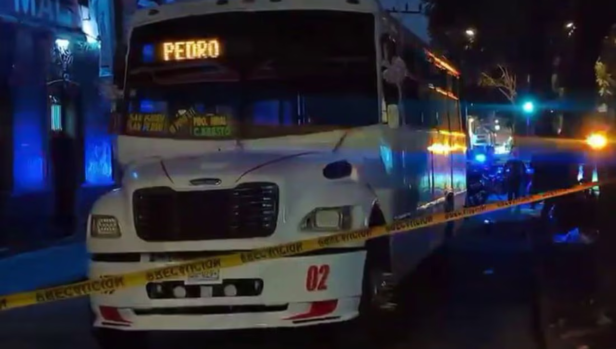 El chofer del microbús fue detenido El chofer del microbús fue detenido