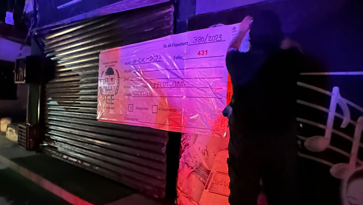 El bar de Cancún quedó a cargo de la Fiscalía de Quintana Roo El bar de Cancún quedó a cargo de la Fiscalía de Quintana Roo