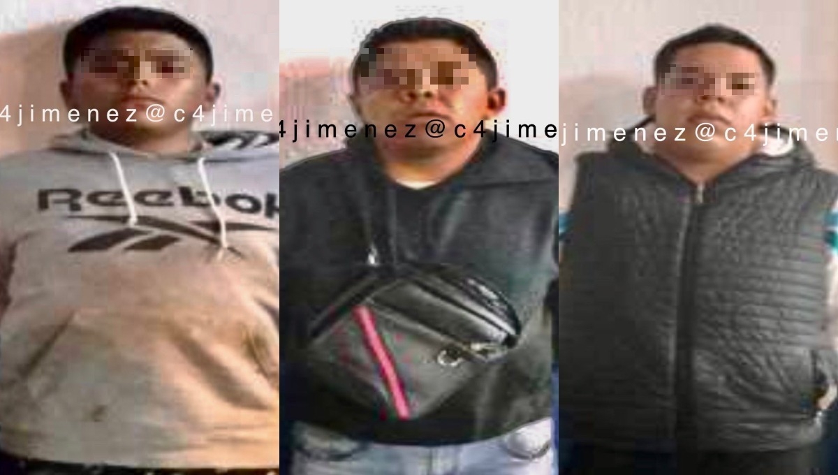 Los tres sujetos fueron detenidos por la SSC CDMX
