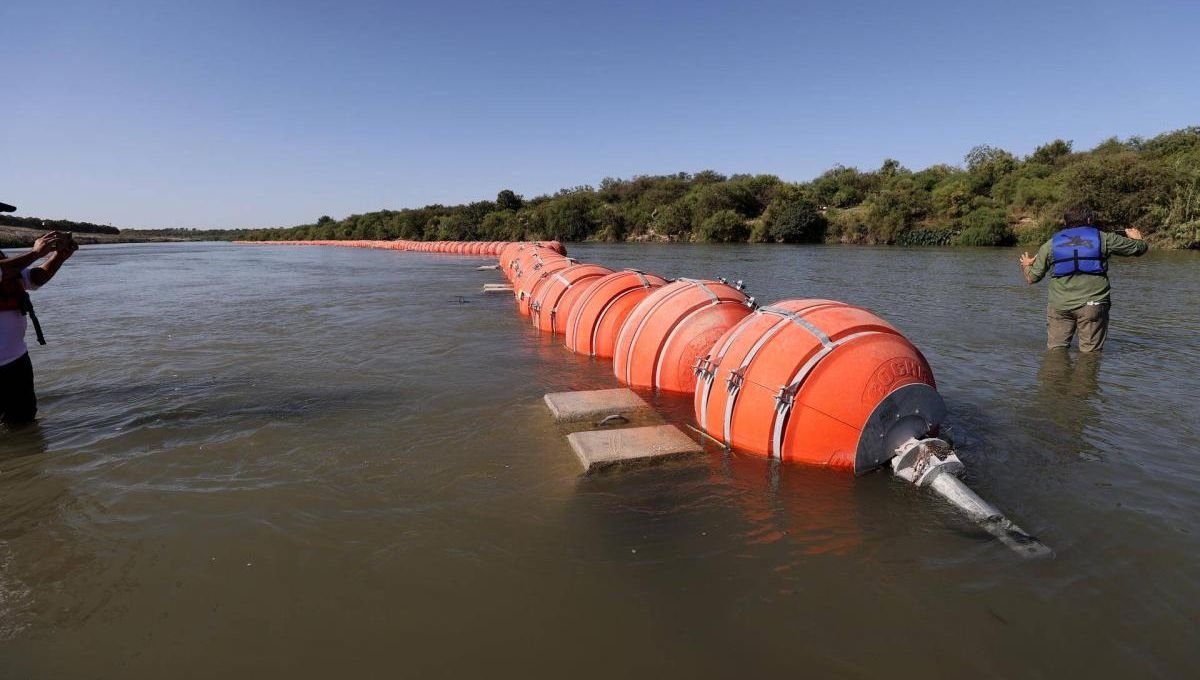 Cancillería celebra solicitud para retirar boyas en el Río Bravo