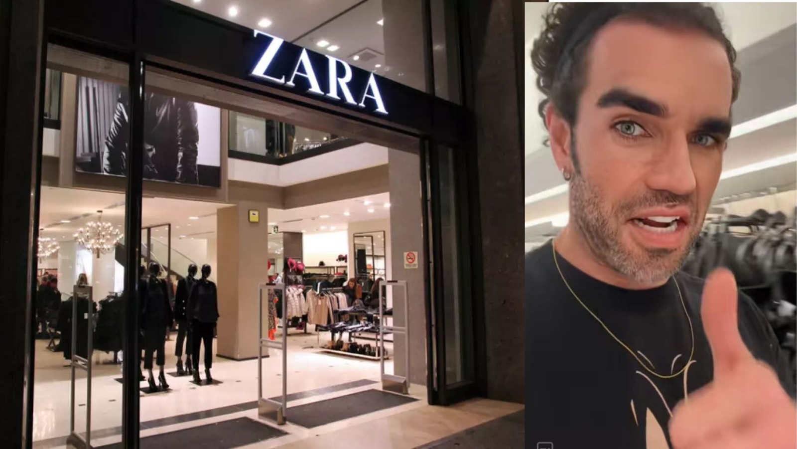 El actor y modelo Marcus D' Ornellas denuncia maltrato en Zara El actor y modelo Marcus D' Ornellas denuncia maltrato en Zara