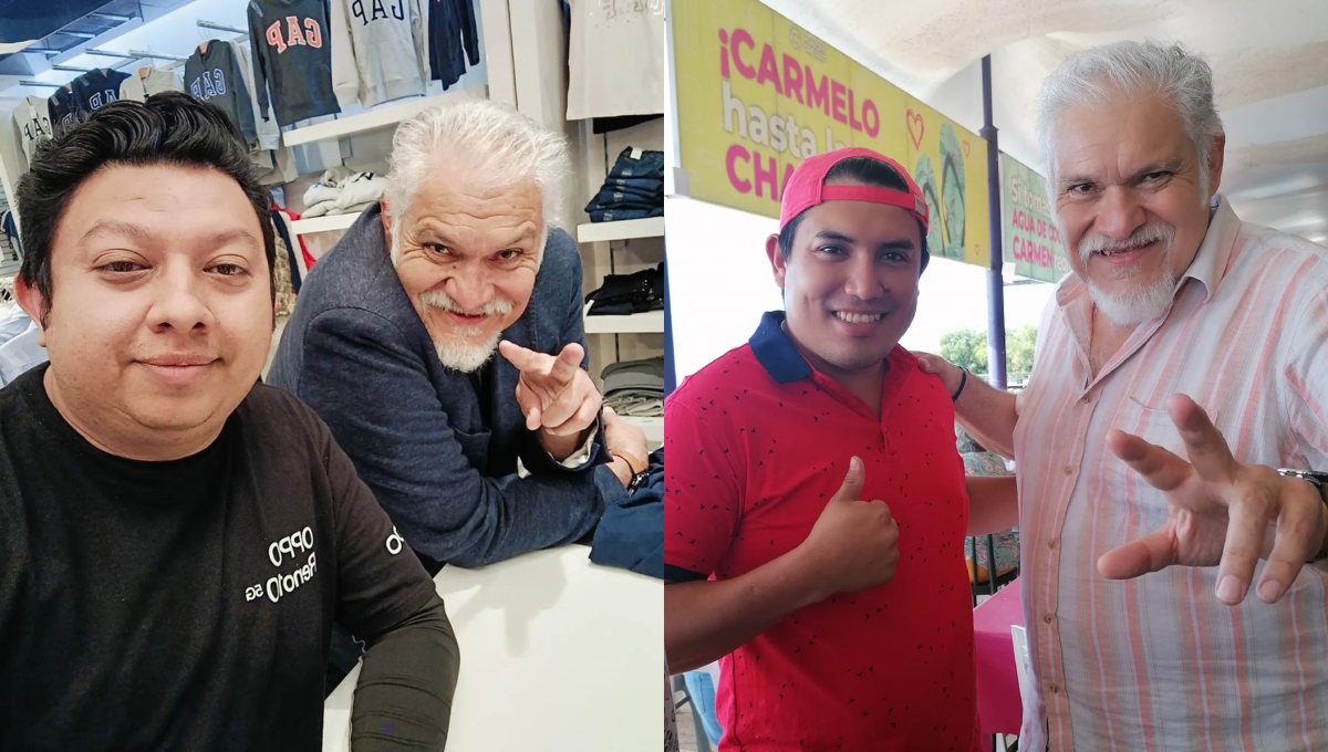 Joaquín Cosío se tomó fotografías con varios fanáticos