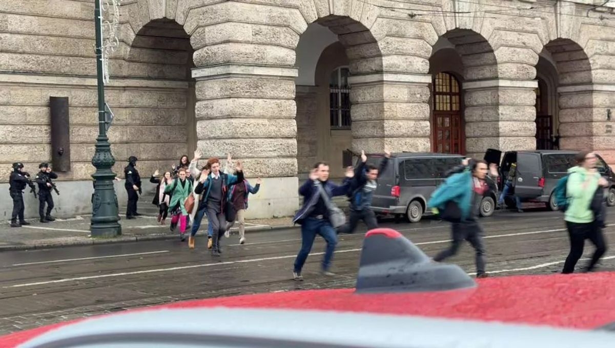 Este jueves se reportó un tiroteo en el centro de Praga, capital de la República Checa