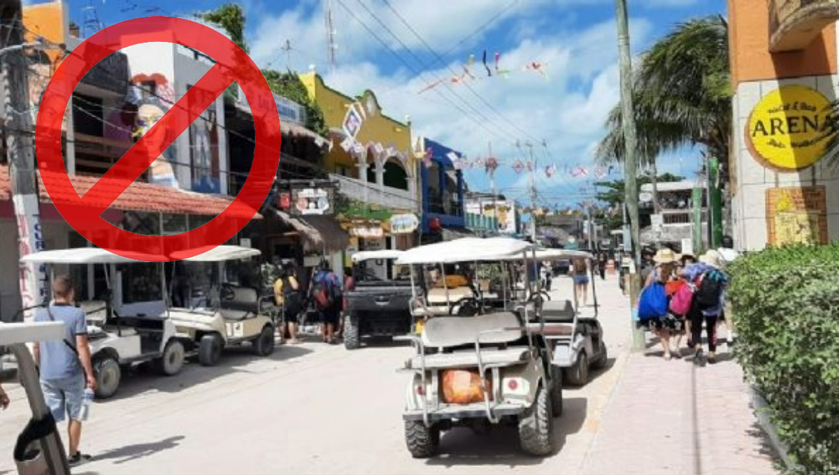 Se tomaron medidaspara la prohibición de los carritos de golf en Isla Holbox