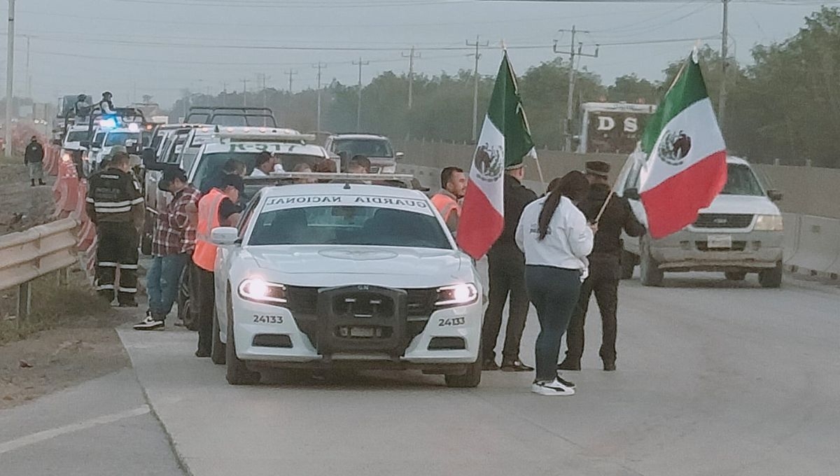 Guardia Nacional realiza el acompañamiento a las caravanas de connacionales que regresan al país para visitar a sus familiares durante la temporada decembrina