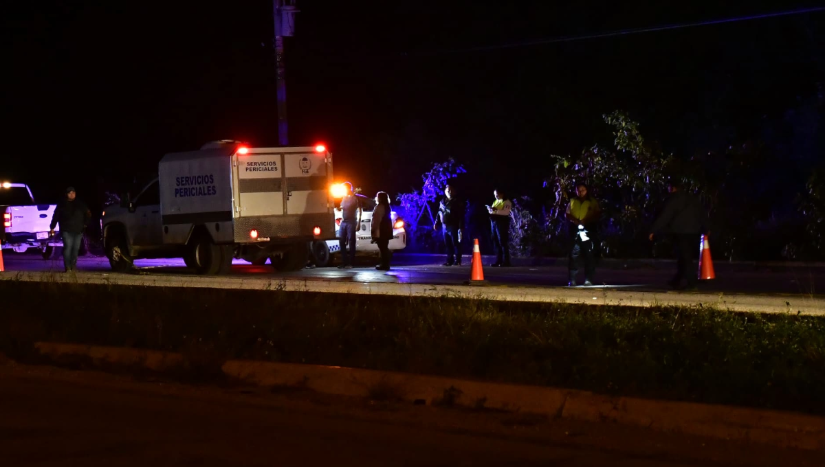 Fue a la entrada del fraccionamiento Villas Morelos 2, sobre los carriles con dirección a Cancún Fue a la entrada del fraccionamiento Villas Morelos 2, sobre los carriles con dirección a Cancún
