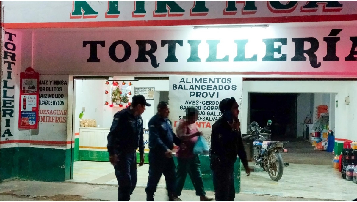 En ese momento arribaron sus familiares y lo trasladaron a su hogar