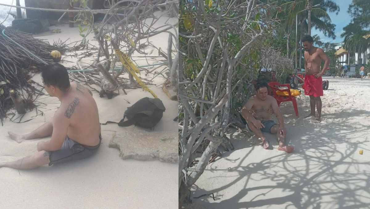 Un joven bañista fue rescatado esta mañana de ahogarse en Playa del Carmen