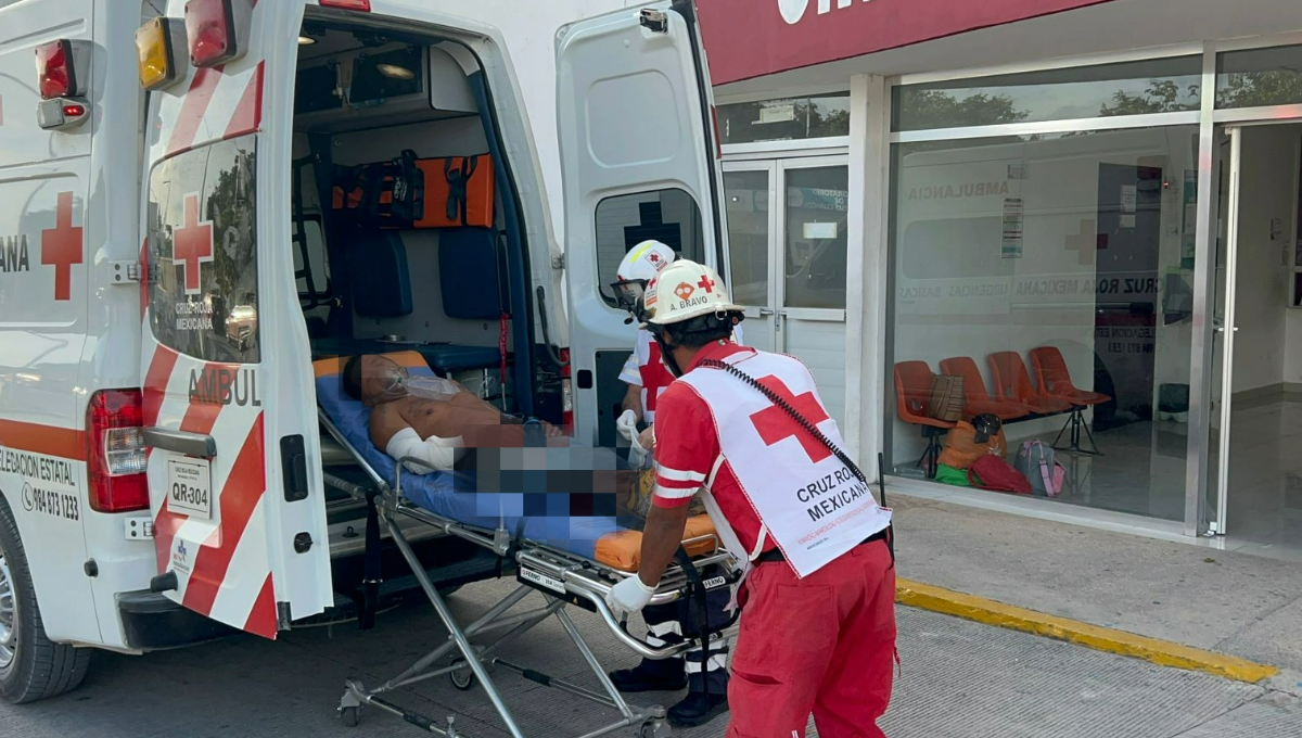Fue herido en una riña Fue herido en una riña