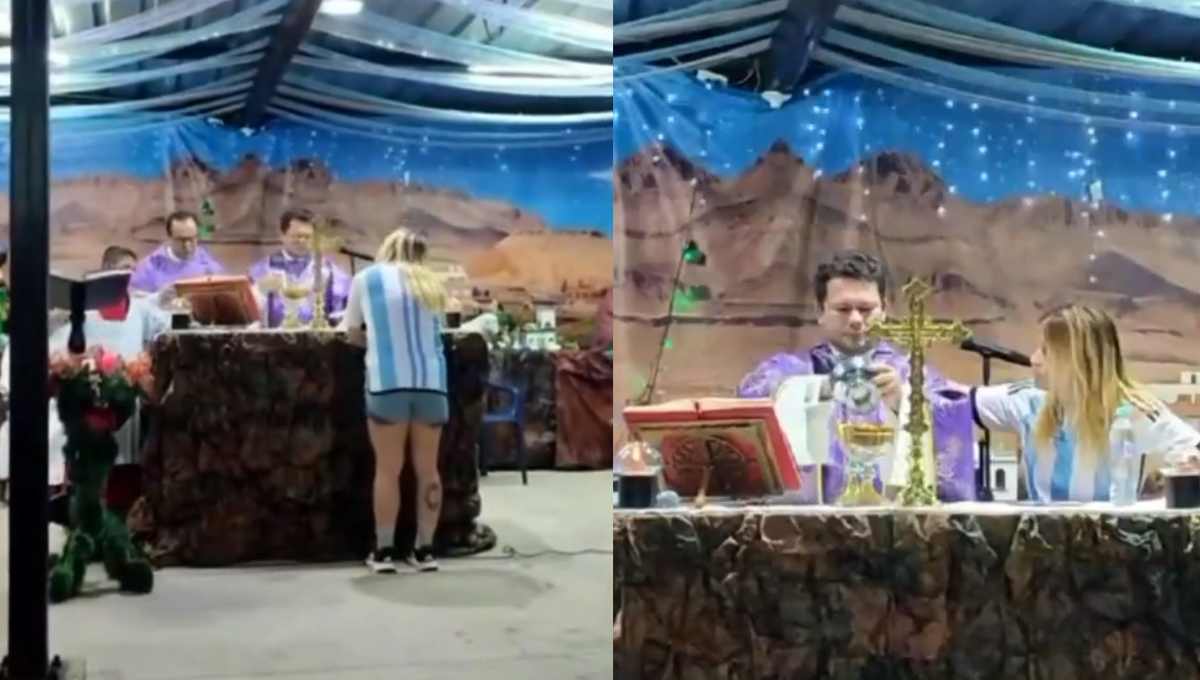 La mujer argumentaba que en la parroquia se hacía mucho ruido, lo que no la dejaba descansar, La mujer argumentaba que en la parroquia se hacía mucho ruido, lo que no la dejaba descansar,