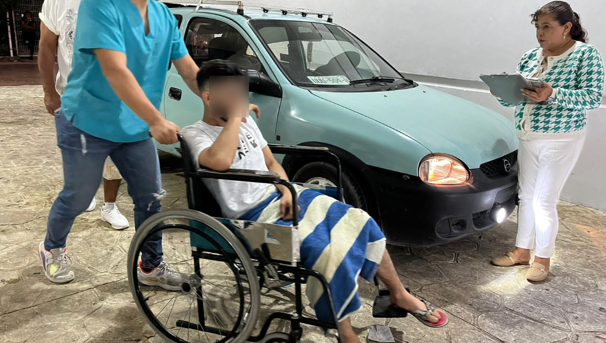 No vio a sus atacantes debido a la poca luz de la zona.
