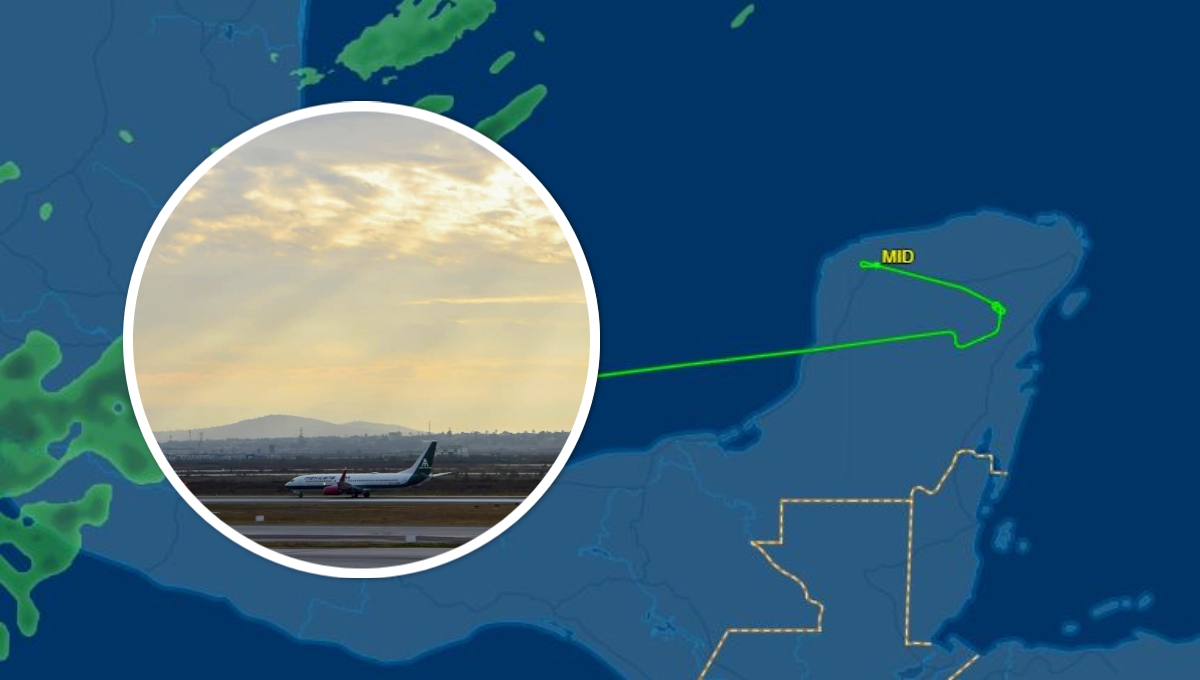 El vuelo de Mexicana de Aviación aterrizó con 150 pasajeros en Mérida
