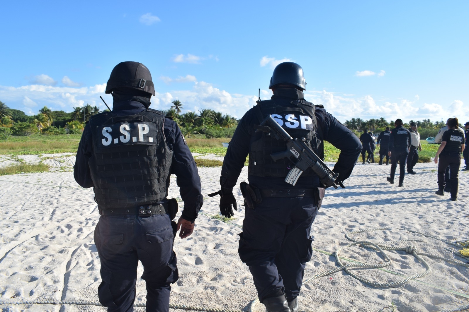 Los operativos se mantienen en la costa de Progreso