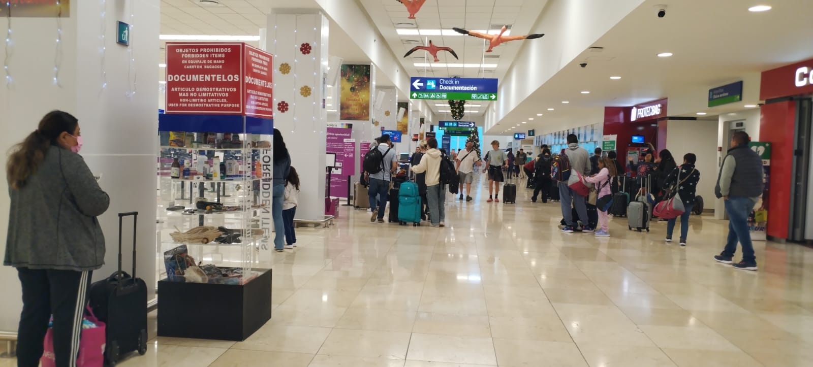 Se registra buena afluencia de pasajeros en el aeropuerto de Mérida Se registra buena afluencia de pasajeros en el aeropuerto de Mérida