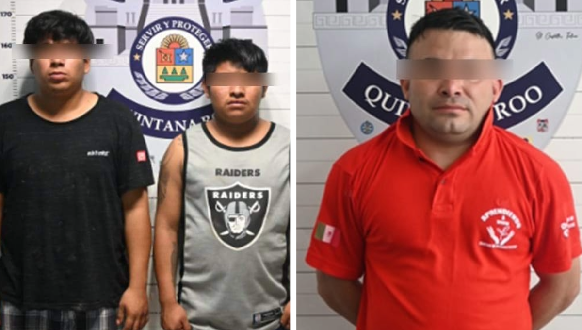 Alfredo “N” y Alexander “N” bebían en la vía pública.