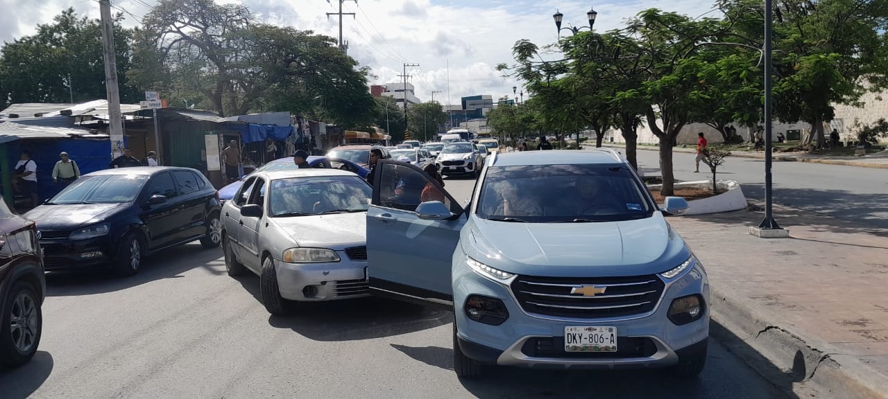 Afortunadamente, no hubo personas lesionadas en el accidente