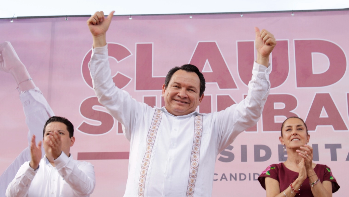El precandidato a Gobernador de Yucatán cerro precampaña en Kanasín