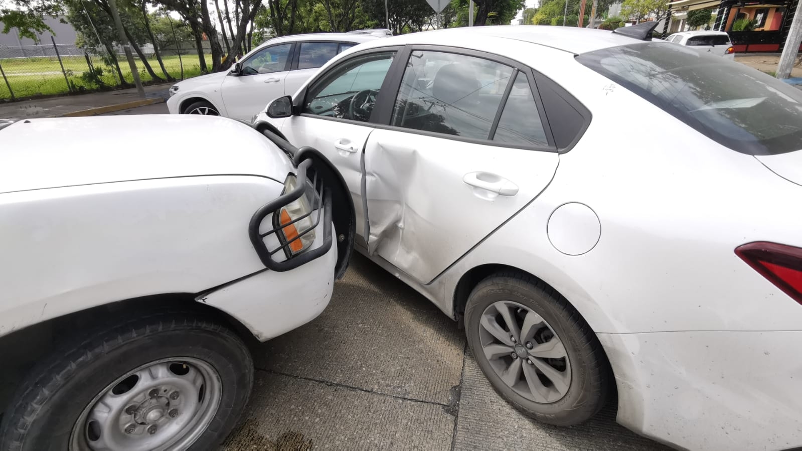 Por fortuna no se reportaron personas lesionadas durante el accidente